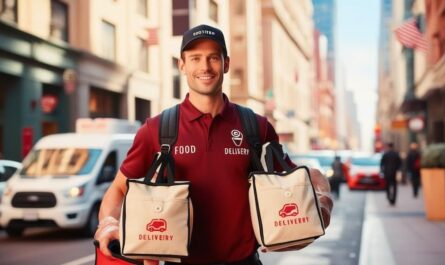 Image of a food delivery merchants